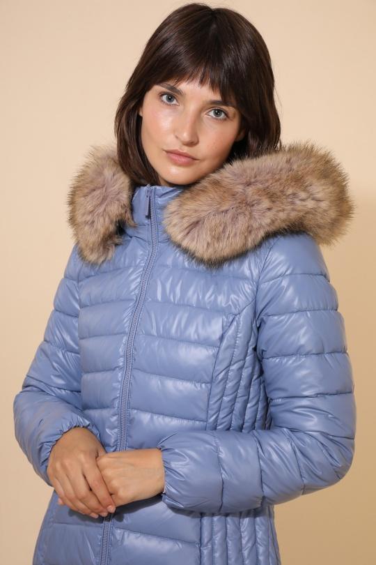 Doudounes Femme Bleu jean Attrait Paris AT8258B Efashion Paris