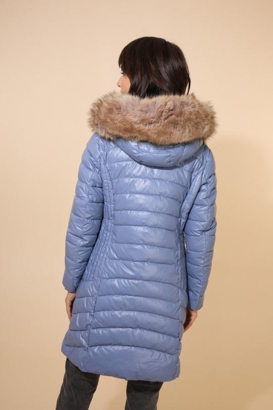 Doudounes Femme Bleu jean Attrait Paris AT8258B Efashion Paris