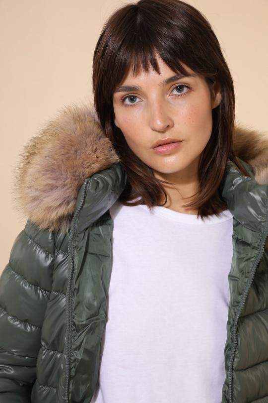 Doudounes Femme Vert sapin Attrait Paris AT8267B. Efashion Paris