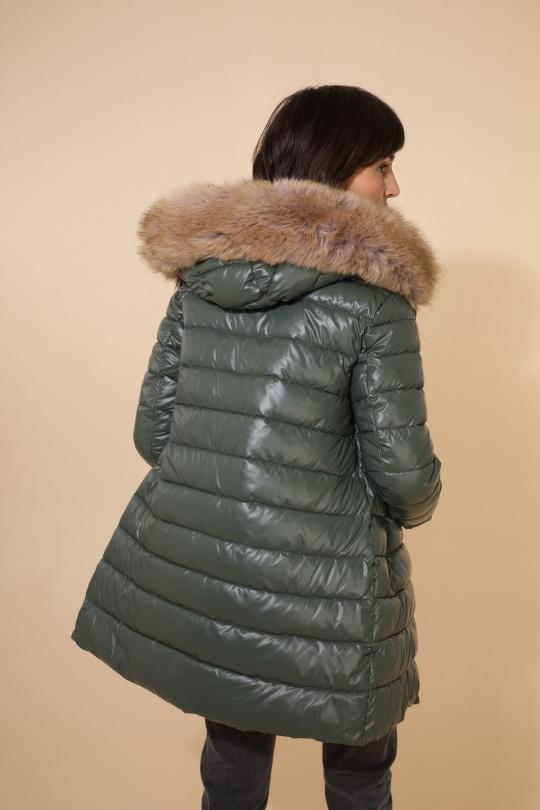 Doudounes Femme Vert sapin Attrait Paris AT8267B. Efashion Paris