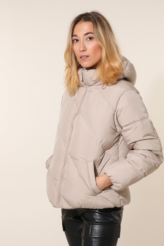 Doudounes Femme Violet Attrait Paris AT8396 Efashion Paris