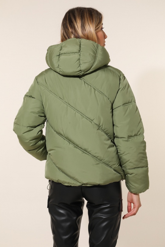 Doudounes Femme Violet Attrait Paris AT8396 Efashion Paris