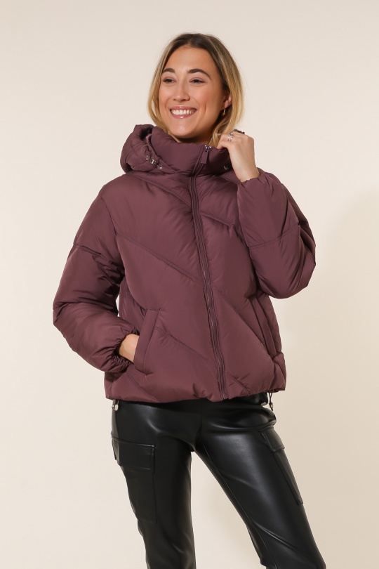 Doudounes Femme Violet Attrait Paris AT8396 Efashion Paris