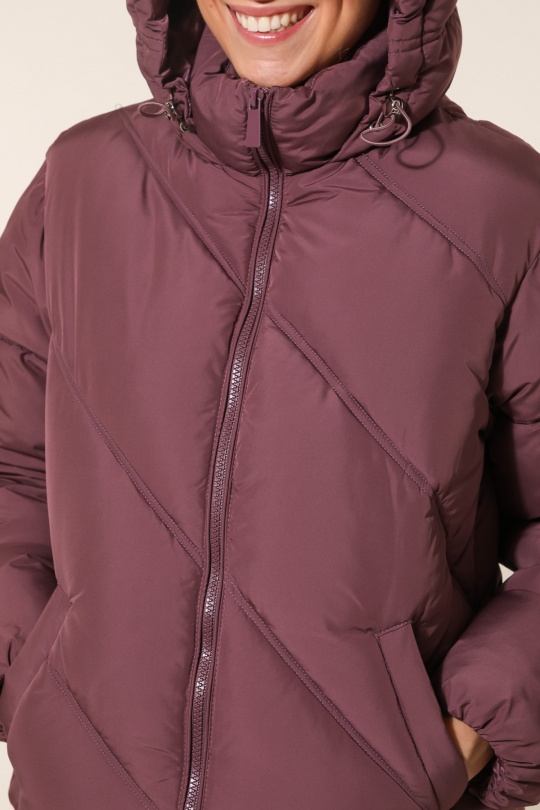 Doudounes Femme Violet Attrait Paris AT8396 Efashion Paris