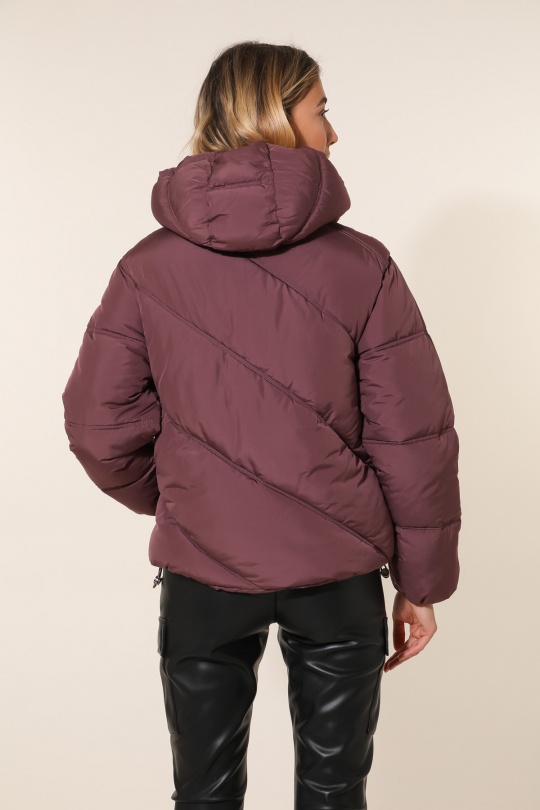 Doudounes Femme Violet Attrait Paris AT8396 Efashion Paris