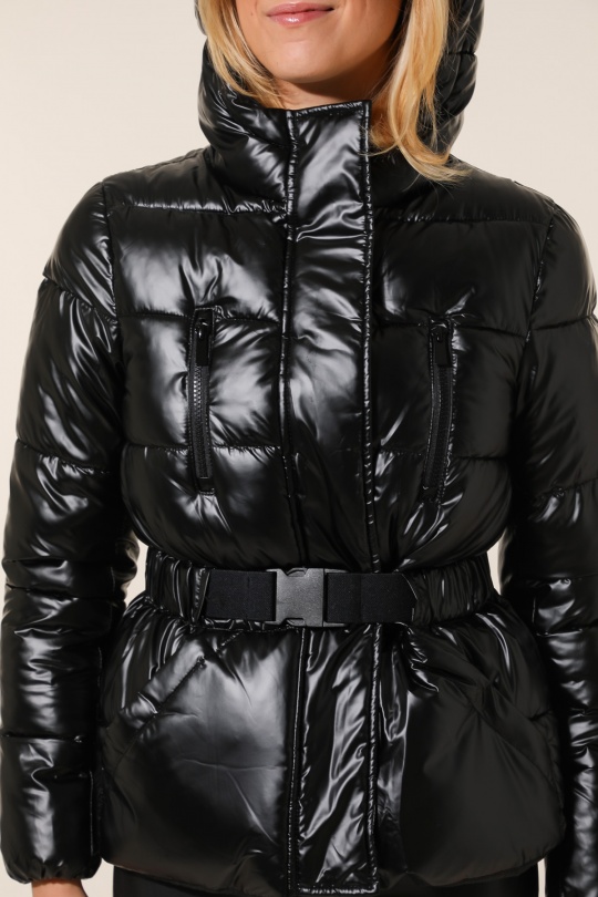 Doudounes Femme Noir Attrait Paris AT8508B Efashion Paris
