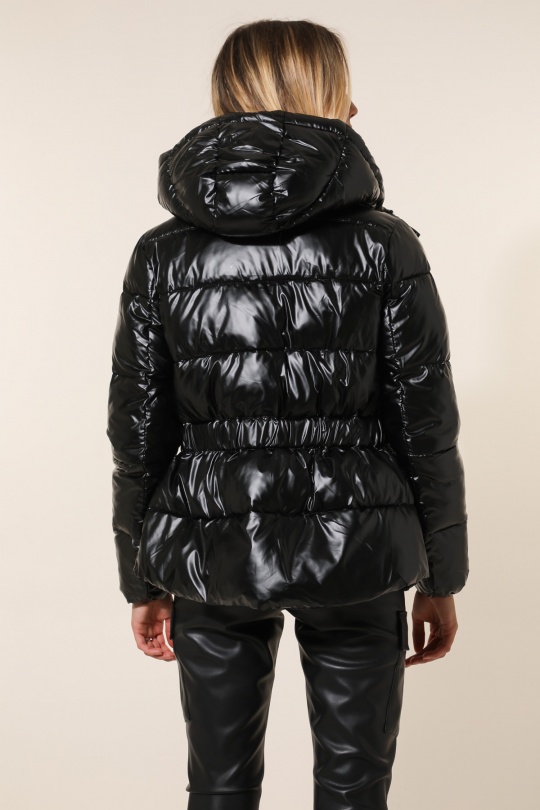 Doudounes Femme Noir Attrait Paris AT8508B Efashion Paris