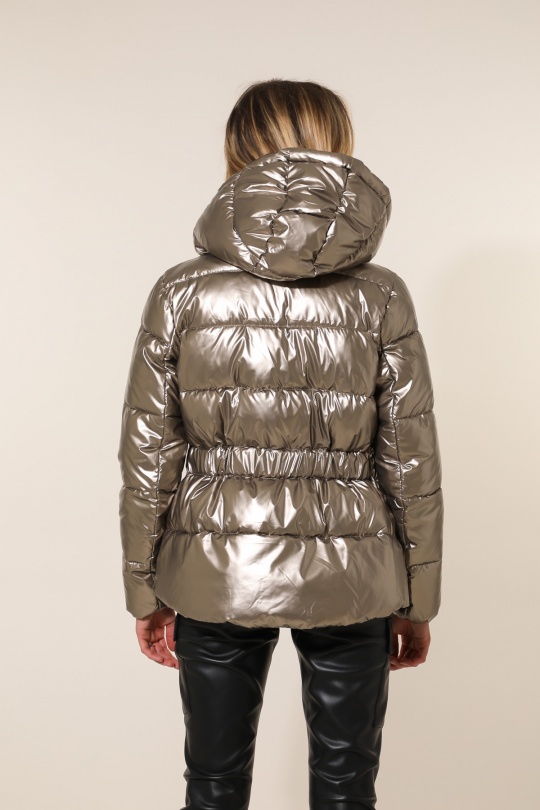 Doudounes Femme Noir Attrait Paris AT8508B Efashion Paris