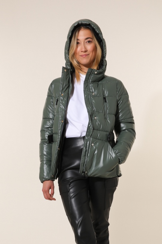 Doudounes Femme Noir Attrait Paris AT8508B Efashion Paris