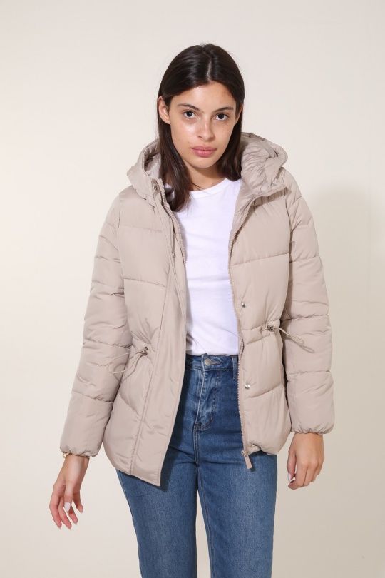 Piumini Donna Beige Attrait Paris AT8506 Efashion Paris