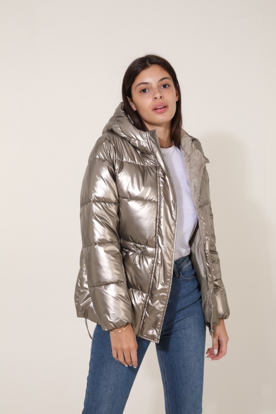 Doudounes Femme Vert Attrait Paris AT8506B Efashion Paris