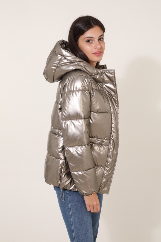 Doudounes Femme Vert Attrait Paris AT8506B Efashion Paris