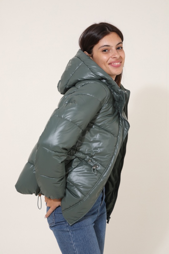 Doudounes Femme Vert Attrait Paris AT8506B Efashion Paris