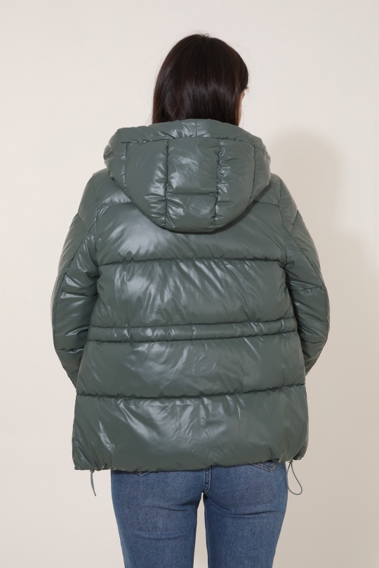 Doudounes Femme Vert Attrait Paris AT8506B Efashion Paris