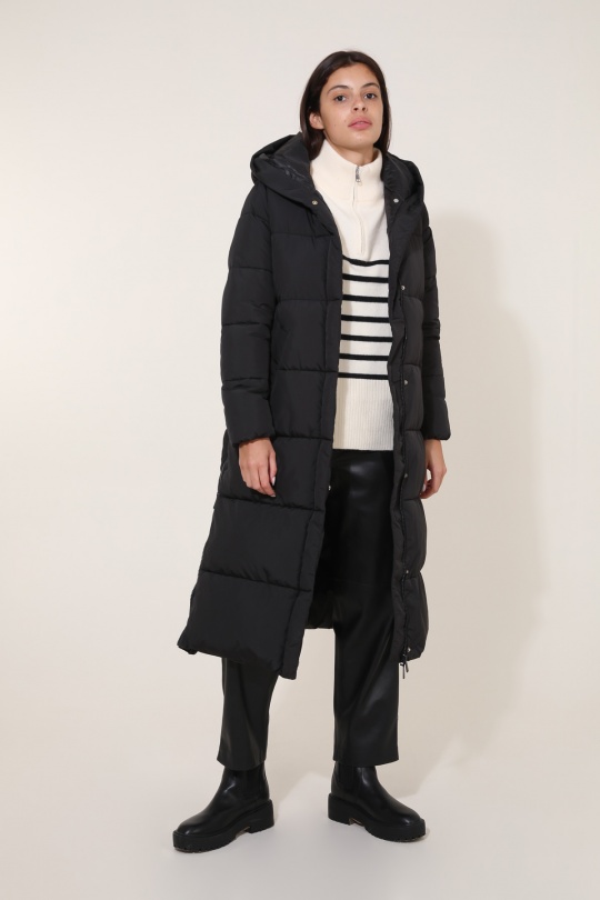 Doudounes Femme Noir Attrait Paris AT8389 Efashion Paris