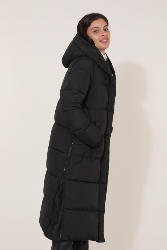 Doudounes Femme Noir Attrait Paris AT8389 Efashion Paris