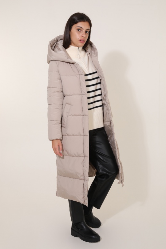 Piumini Donna Beige Attrait Paris AT8389 Efashion Paris