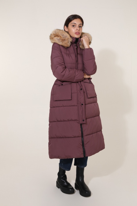 Doudounes Femme Violet Attrait Paris AT8386 Efashion Paris