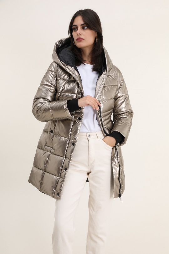 Doudounes Femme Violet Attrait Paris AT8392B Efashion Paris