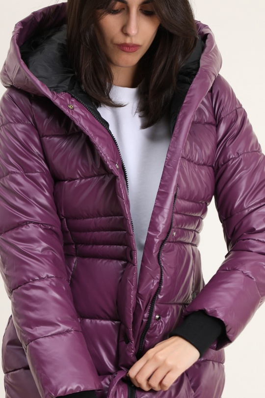 Doudounes Femme Violet Attrait Paris AT8392B Efashion Paris