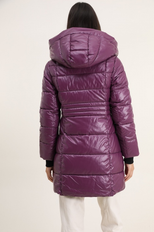 Doudounes Femme Violet Attrait Paris AT8392B Efashion Paris
