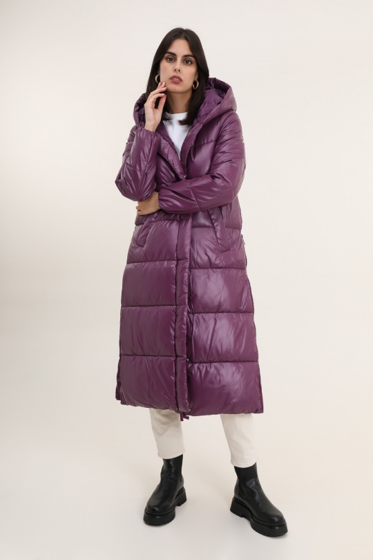 Doudounes Femme Violet Attrait Paris AT8389B Efashion Paris