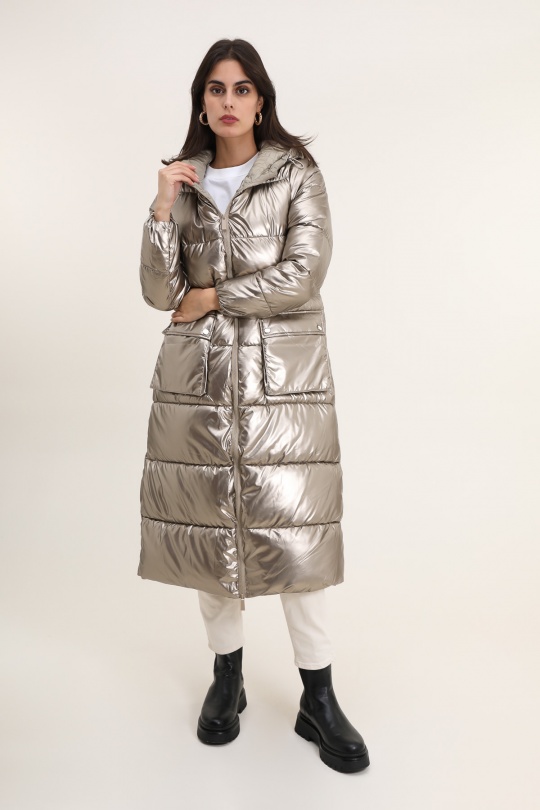 Doudounes Femme Vert Attrait Paris AT8505B Efashion Paris