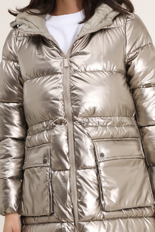 Doudounes Femme Vert Attrait Paris AT8505B Efashion Paris