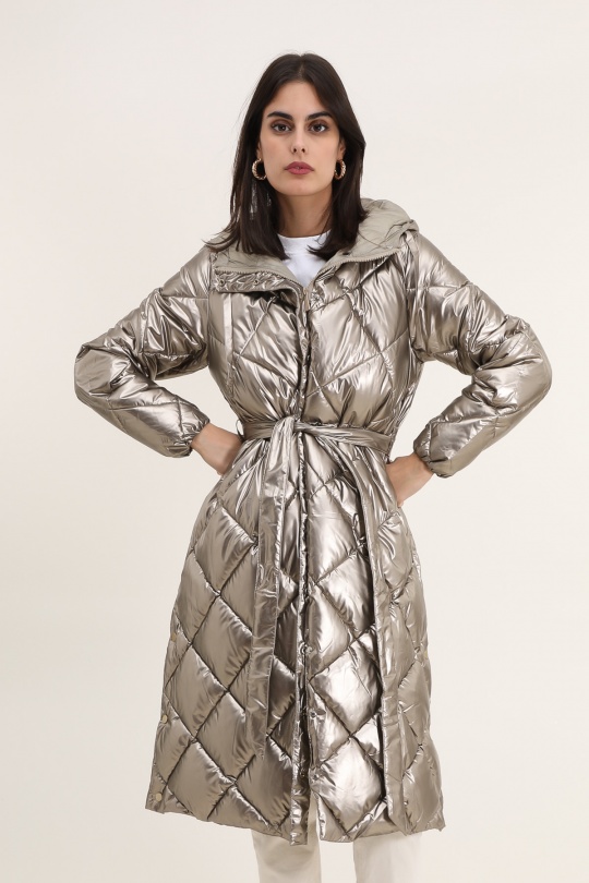 Doudounes Femme Bronze Attrait Paris AT8398B Efashion Paris