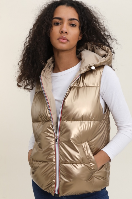 Doudounes Femme Argent Attrait Paris AT8520B Efashion Paris