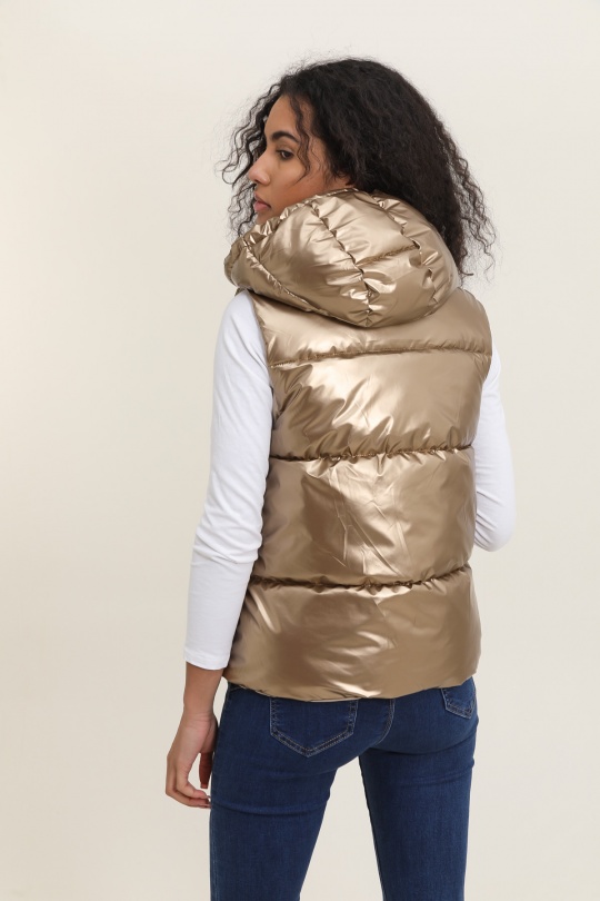 Doudounes Femme Argent Attrait Paris AT8520B Efashion Paris