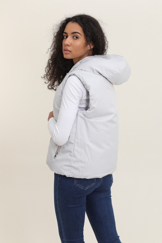 Doudounes Femme Argent Attrait Paris AT8520B Efashion Paris