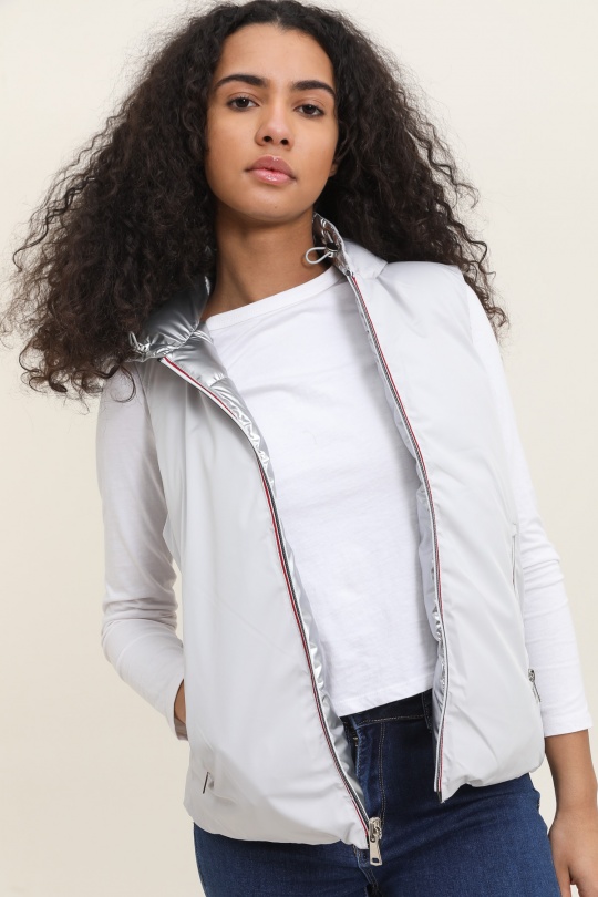 Doudounes Femme Argent Attrait Paris AT8520B Efashion Paris