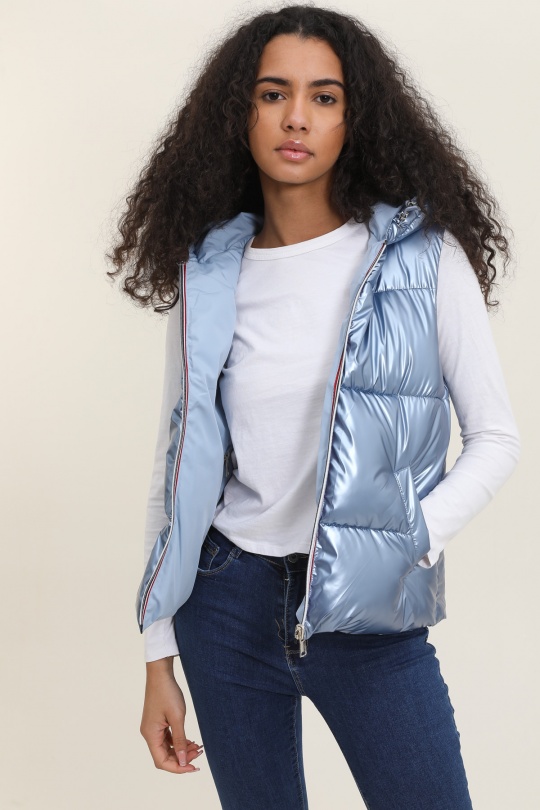 Doudounes Femme Argent Attrait Paris AT8520B Efashion Paris