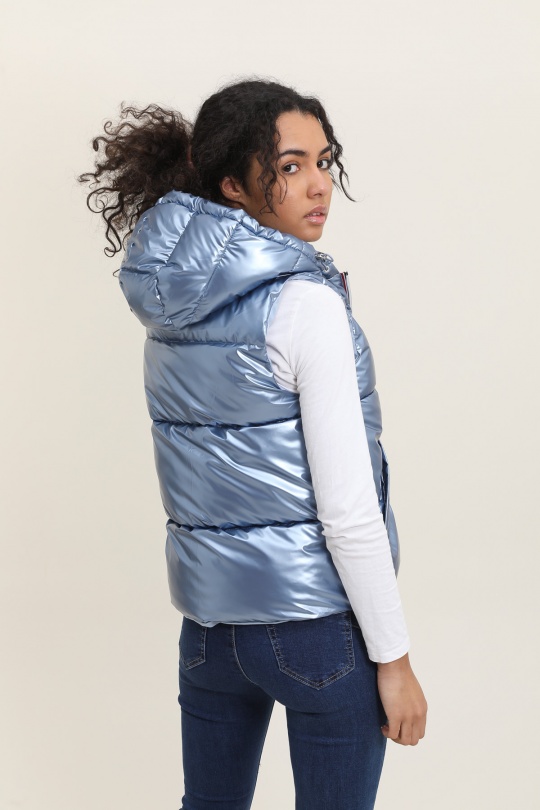 Doudounes Femme Argent Attrait Paris AT8520B Efashion Paris