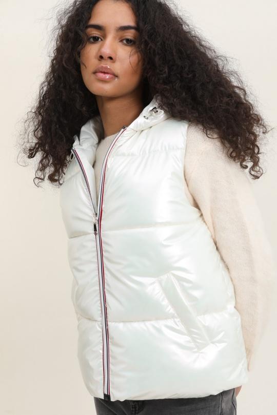 Doudounes Femme Argent Attrait Paris AT8520B Efashion Paris