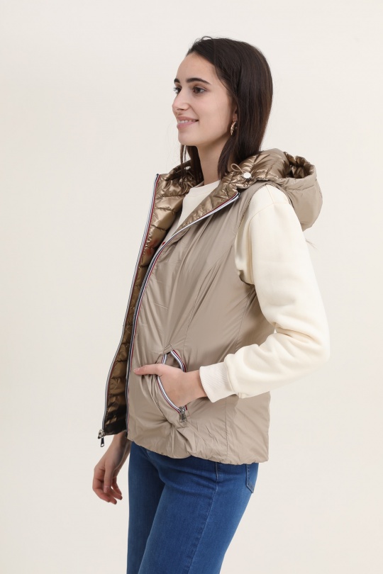 Doudounes Femme Or Attrait Paris AT8519B Efashion Paris