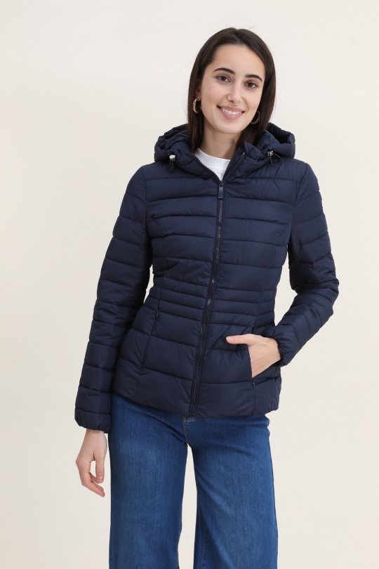 Doudounes Femme Bleu marine Attrait Paris AT8390 Efashion Paris