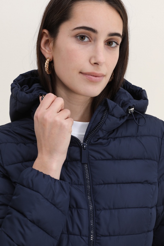Doudounes Femme Bleu marine Attrait Paris AT8390 Efashion Paris