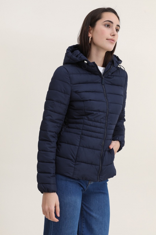 Doudounes Femme Bleu marine Attrait Paris AT8390 Efashion Paris