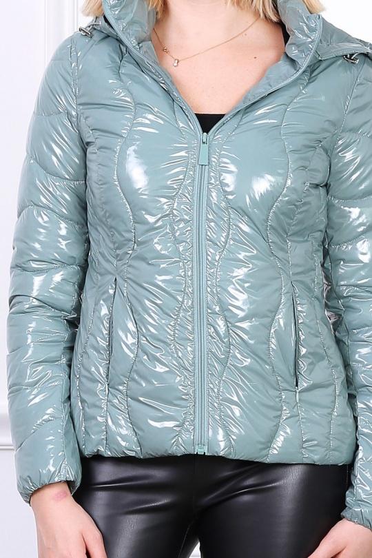 Doudounes Femme Vert Attrait Paris AT8293B Efashion Paris