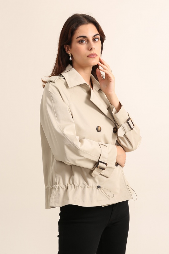 Trenchs Mujer Sand Attrait Paris TR052 Efashion Paris