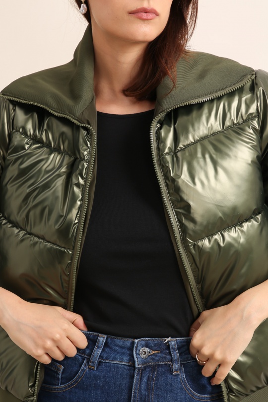 Doudounes Femme Kaki Attrait Paris AT8533B Efashion Paris