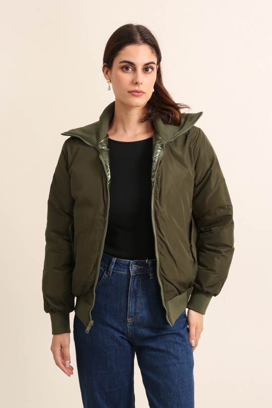 Doudounes Femme Kaki Attrait Paris AT8533B Efashion Paris