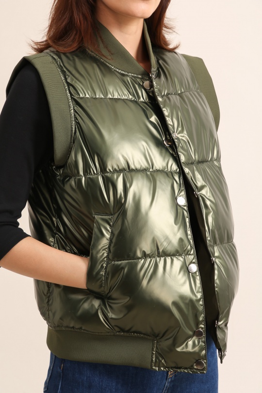 Doudounes Femme Kaki Attrait Paris AT8530B Efashion Paris