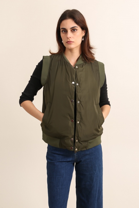 Doudounes Femme Kaki Attrait Paris AT8530B Efashion Paris