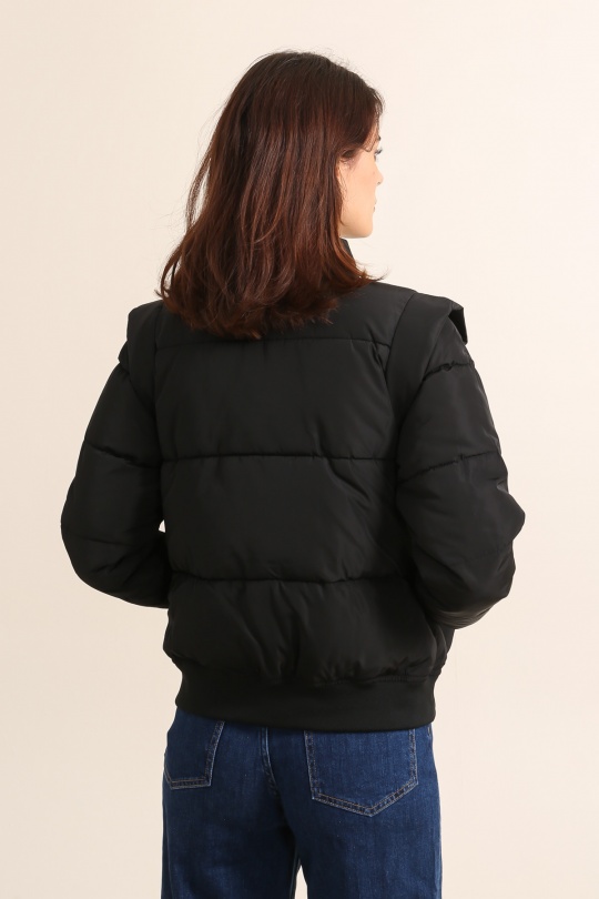 Doudounes Femme Noir Attrait Paris AT8531 Efashion Paris