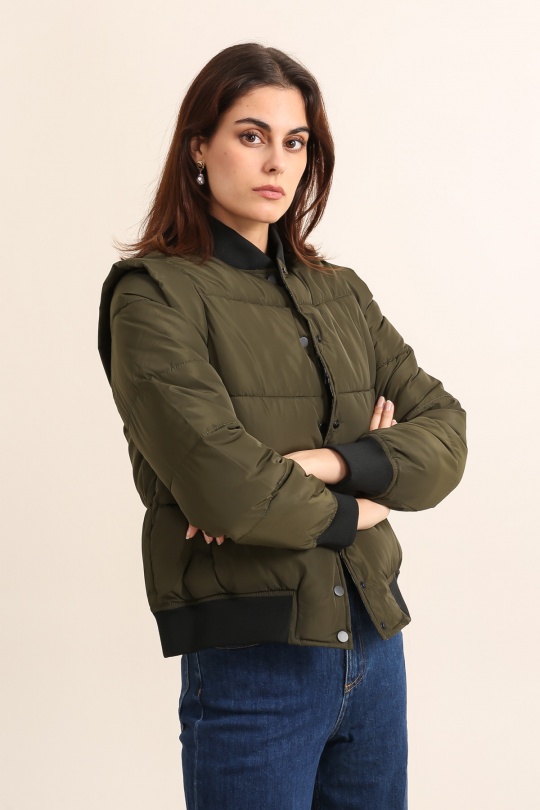 Doudounes Femme Noir Attrait Paris AT8531 Efashion Paris