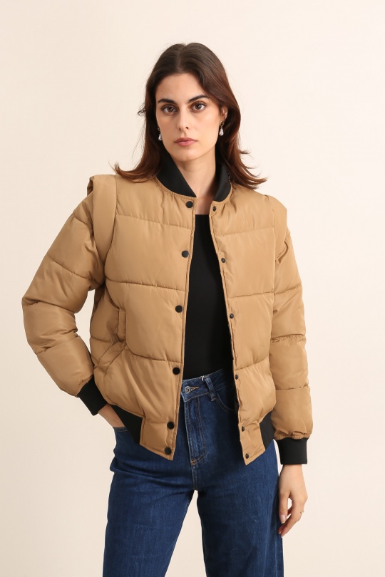 Doudounes Femme Noir Attrait Paris AT8531 Efashion Paris