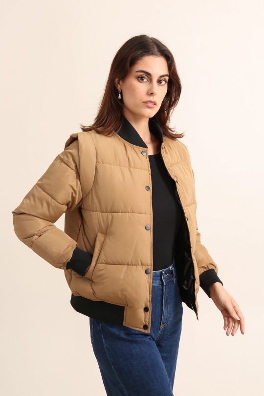 Doudounes Femme Noir Attrait Paris AT8531 Efashion Paris